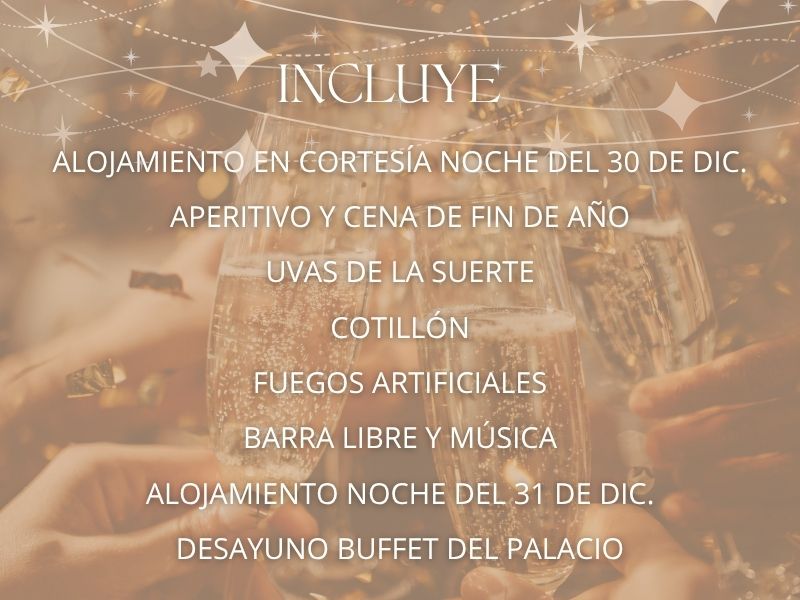 Nochevieja 2025 Asturias, Hotel rural Palacio de Libardón